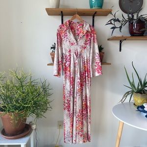 Vintage floral jumpsuit